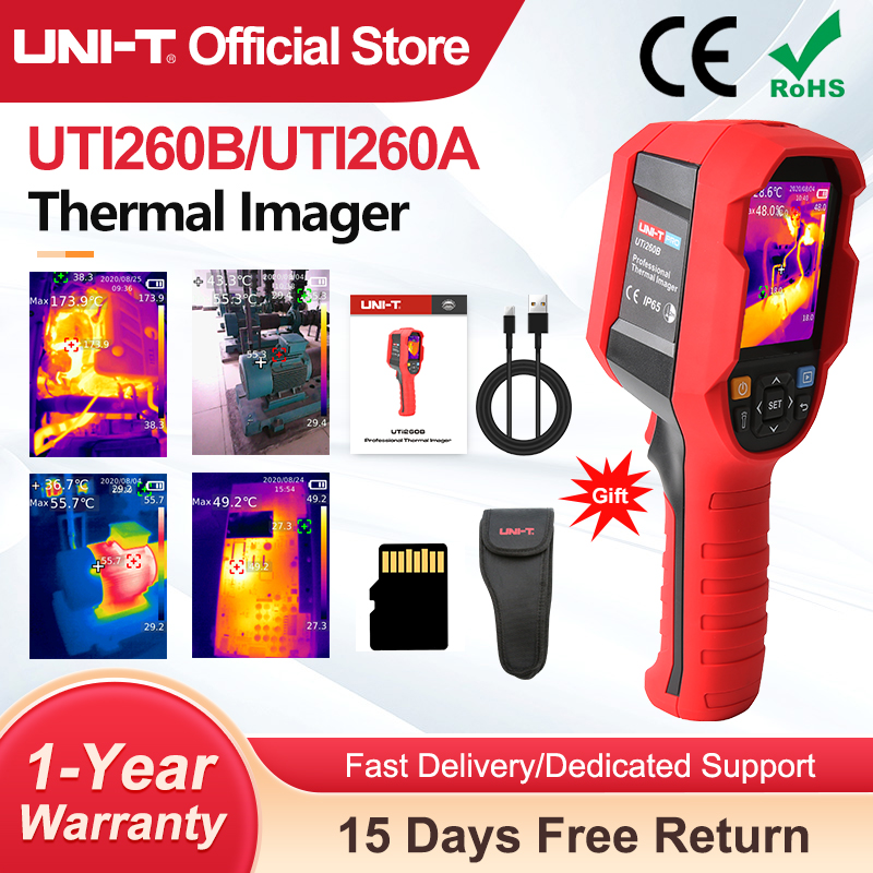 UNI-T UTI260B UTI260A Thermal  - огляд і ціна Thermal Imaging Camera 256X192