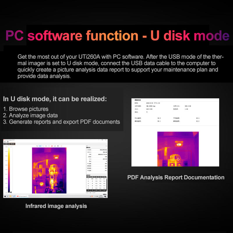 UNI-T UTI260B UTI260A Thermal  - огляд і ціна Thermal Imaging Camera 256X192
