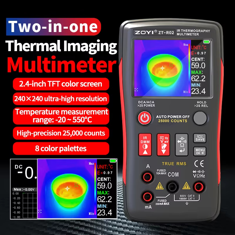 ZOYI R02 Integrated Thermal Mu - огляд і ціна Nf 521 Thermal Imaging Camera