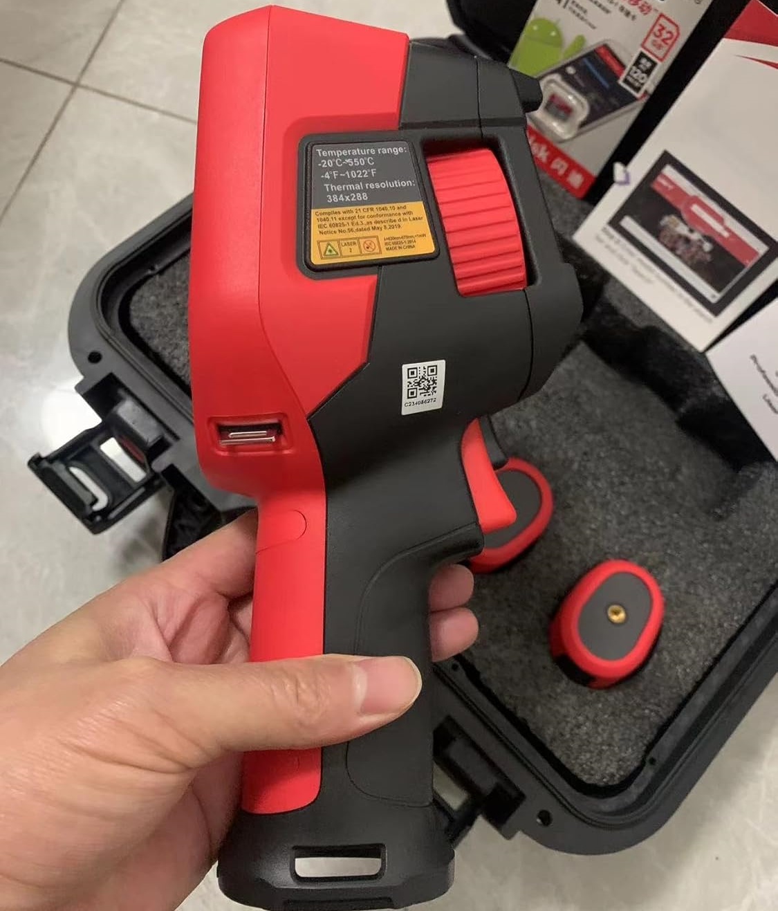 UNI-T UTi384G Professional The - огляд і ціна Thermal Camera Type C 384X288