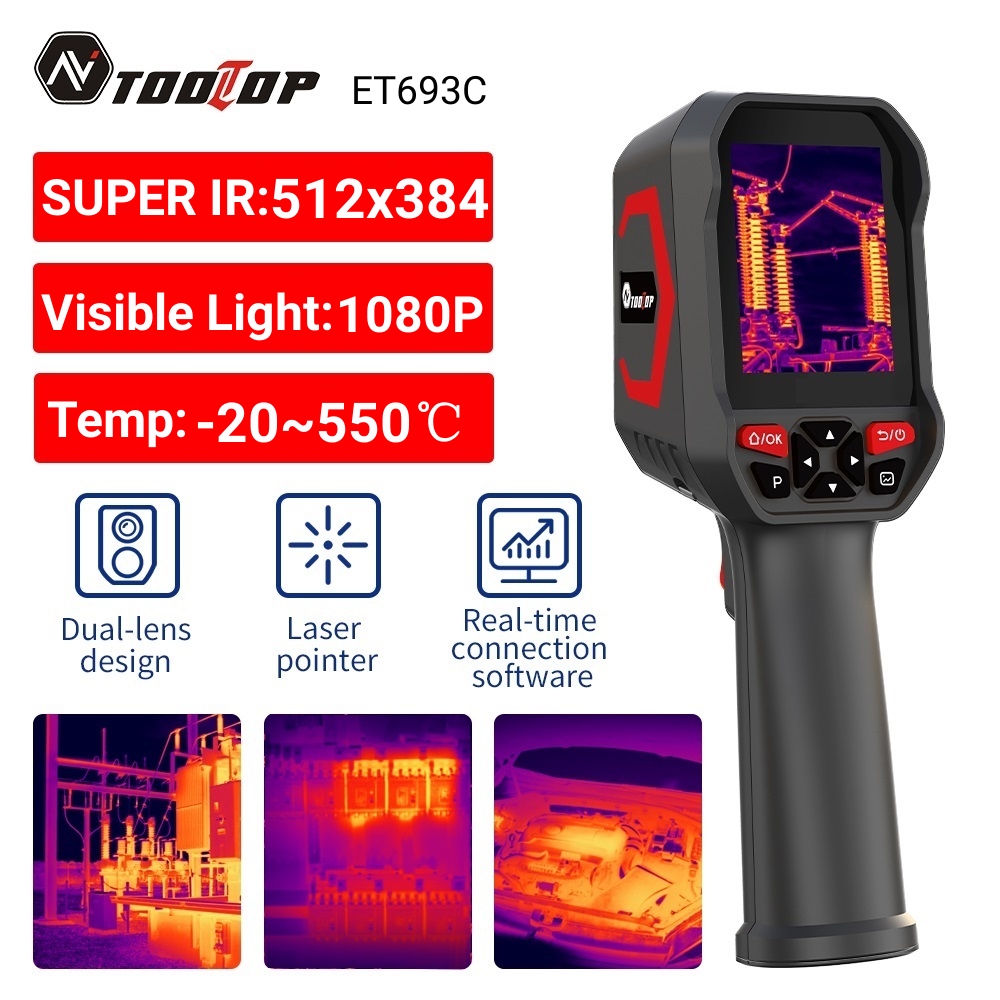 TOOLTOP ET693C Super IR 512x38 - огляд і ціна Nf 521 Thermal Imaging Camera